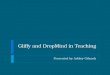 Gliffy and drop mind in teaching