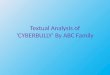 Textual analysis of CYBERBULLY