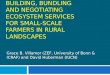 Grace Villamor - Bundling And Negotiating Ecosystem Services For Small Scale Farmers - Aug 2009