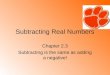 2 3 Subtract Integers
