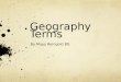 Geography Terms Presentation