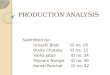 Production analysis ppt