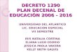 Decreto 1290 y plan decenal