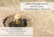 Water Management in the Dry Zone, Irrawaddy Basin, Myanmar