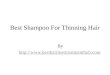 Best shampoo for thinning hair