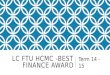 Lc ftu hcmc  best finance award
