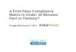 A first pass compliance matrix in under 10 minutes   fact or fantasy