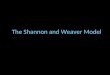 Shannon and Weaver Communication Model