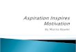 Aspiration inspires motivation