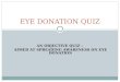 Eye donation quiz