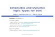 Extensible and Dynamic Topic Types for DDS