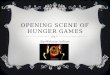 Opening scene of hunger games