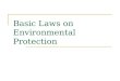 Basic laws on environmental protection