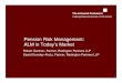 Pension Risk Management: ALM in Today’s Market