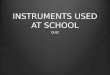 School instruments quiz