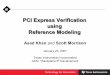 PCI Express Verification using Reference Modeling