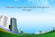 Personal finance and portfolio management strategies