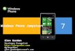 Windows Phone Garage - Application Jumpstart