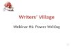 Power writing