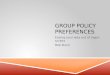 Group policy preferences