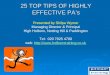 25 top tips of highly effective PA's
