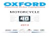 oxford Motorcycle catalogue 2013