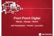 Présentation Archive eXchange Format (AXF) par Front porch Digital - ficam june 2012