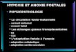 Hypoxie et anoxie foetales