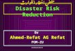 "Disaster Risk Reducion DRR