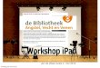 Workshop iPad voor Bibliotheekavv.nl