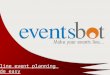 Online event planning software