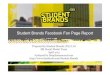 Student Brands Facebook FanPage Report