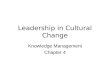 Leadership In Cultural Change Chapt 4
