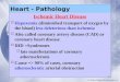 3. heart patghology; ischemic heart diseases