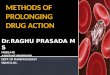 Class methods of prolonging drug action