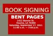 Book signing — Bent Pages
