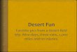 Desert Fun with a Field Biology Class