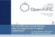 OpenAIRE presentation at EU Offices in Lower Saxony, Germany