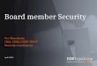 Board Member Security