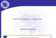 FP7 Specific  Programme  Capacities (March 2007)