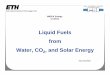 Conferencia de Aldo Steinfeld "Liquid Fuels from Water, CO2, and Solar Energy"