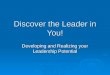 Discover the leader in you