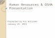 Human resources & osha presentation