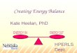 Energy balance presentation