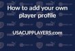How to add your profile to