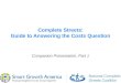 Complete Streets: Costs Questions Guides Powerpoint 1