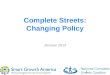 Complete Streets Policy Development 101