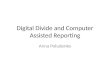 Digital divide and computer assisted reporting