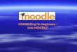 Beginners Moodle-Justin Hyde