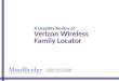 Usability Review - Verizon Wireless Family Portal